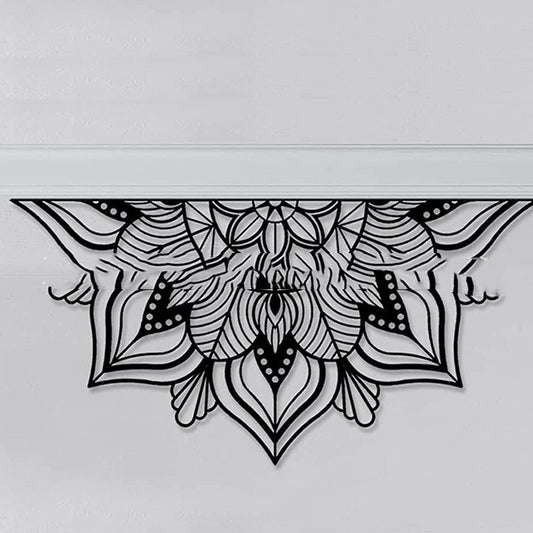 Targa in metallo Mandala