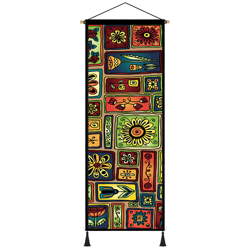 Quadro su tela Mandala indiani colorati