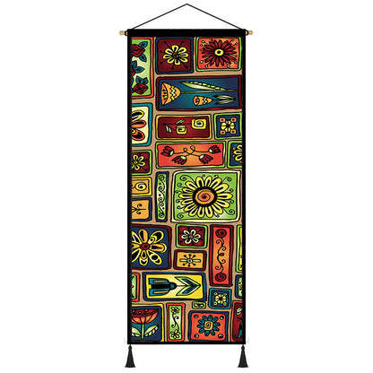 Quadro su tela Mandala indiani colorati
