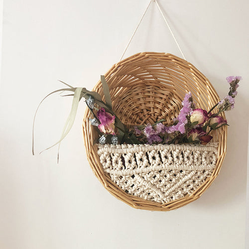Arazzo Cestino con fiori secchi