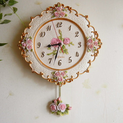 Orologio da parete Barocco perle lusso