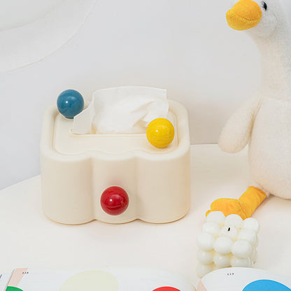Scatola fazzoletti crema