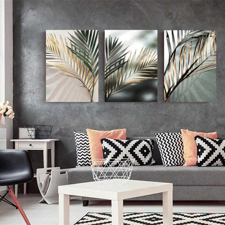 Quadro palma dorata