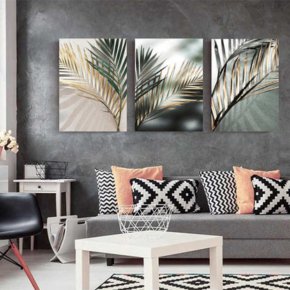 Quadro palma dorata