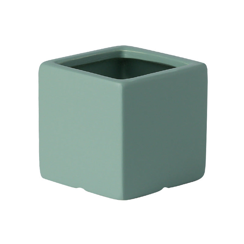 Vaso in cemento quadrato
