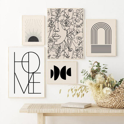 Poster Astratto Bohemiano