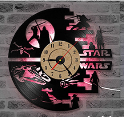 Orologio da parete Star Wars disco vinile