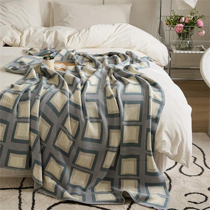 Coperta Cotone Geometrica