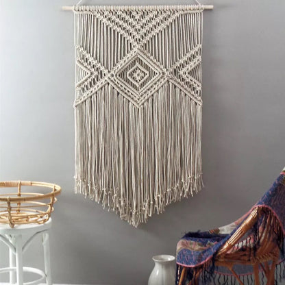 Arazzo nordico con nappe