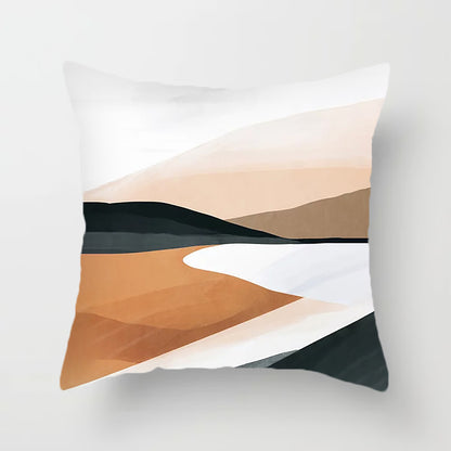 Cuscino marrone geometrico