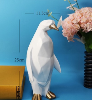 Ornamento pinguino resina