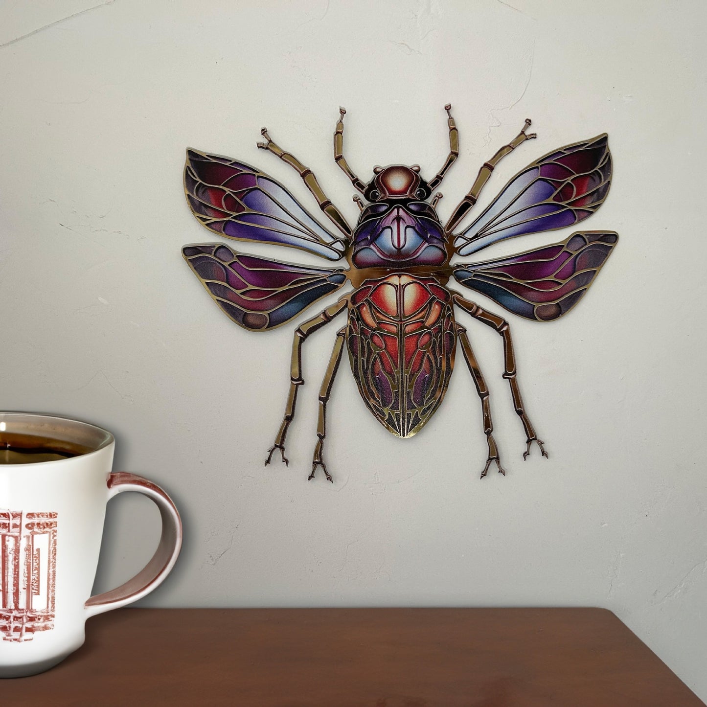Adesivo murale scarabeo