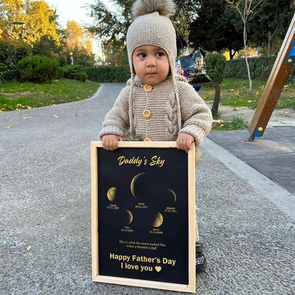 Dipinto luna e cielo
