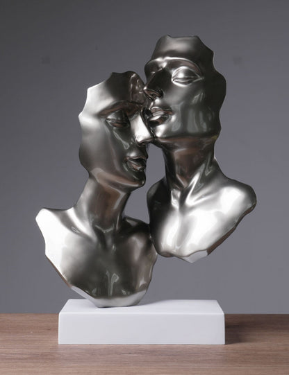 Figurina coppia ritratto