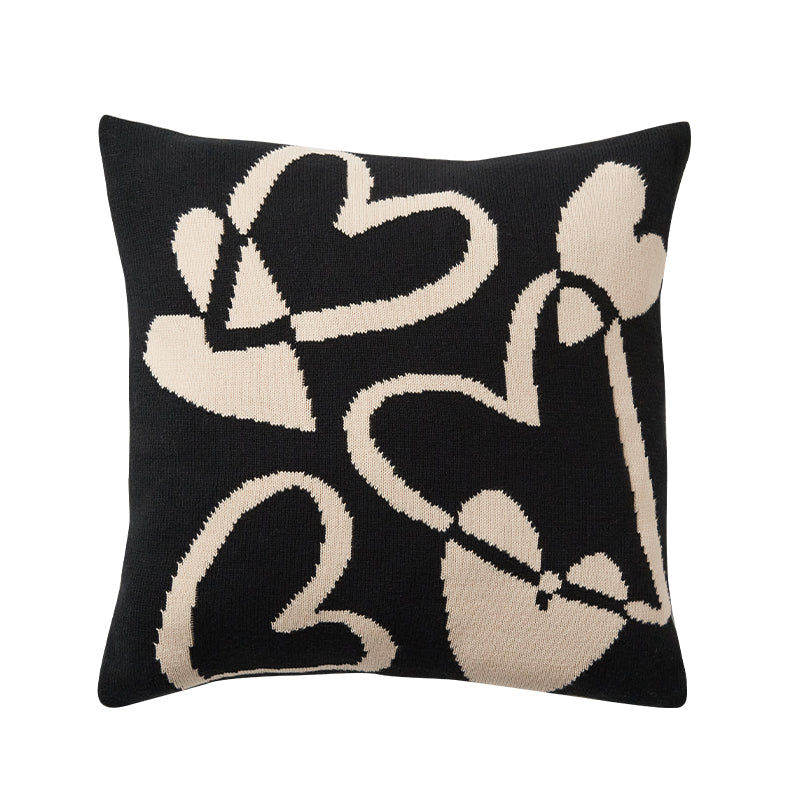 Cuscino bianco-nero