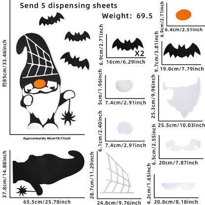 Adesivo Murale Fantasmi Halloween