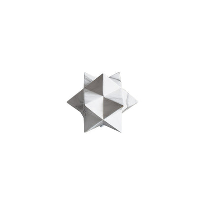 Stella geometrica in marmo
