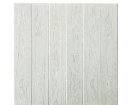 Adesivo murale Venatura di legno grigio cenere