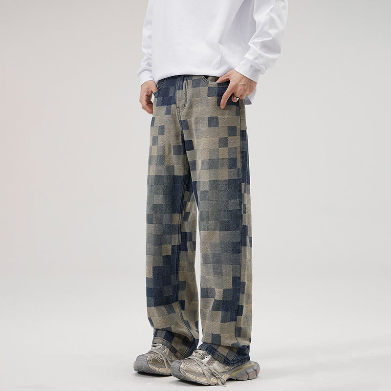 Pantaloni Quadrettati