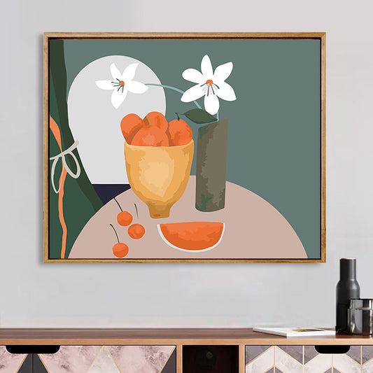 Quadro su tela Vasi geometrici con piante