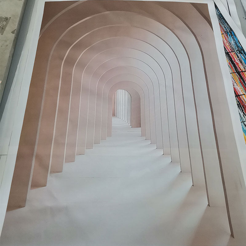 Poster Paesaggio architettonico bianco e nero