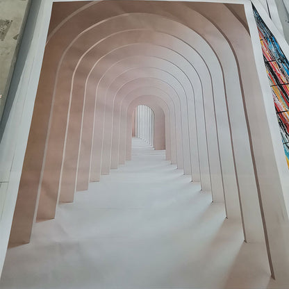 Poster Paesaggio architettonico bianco e nero