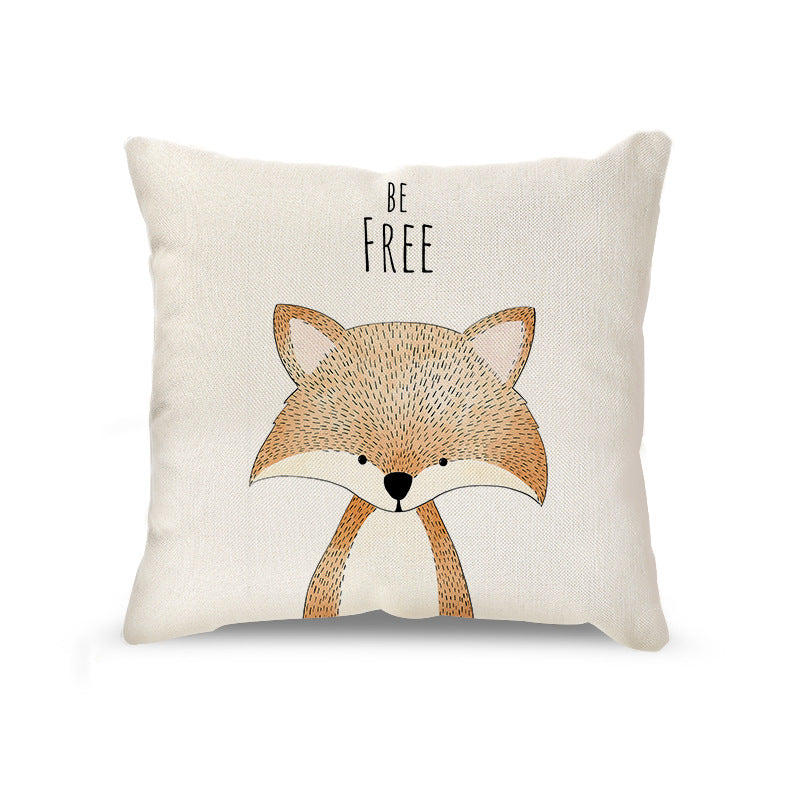 Federa cuscino leone cartoon