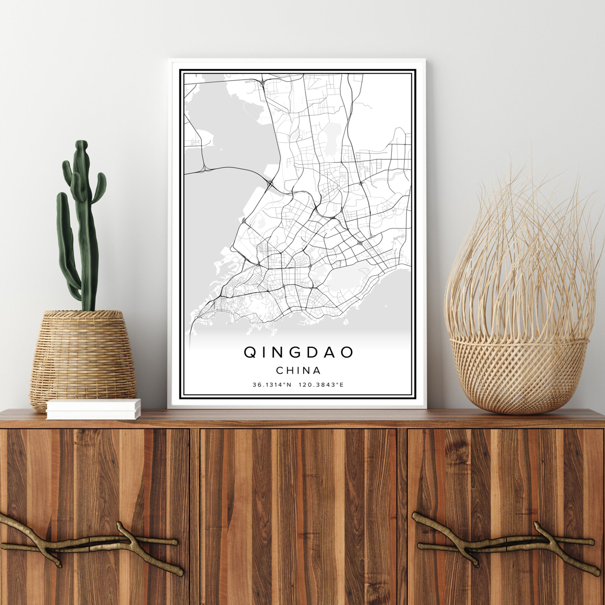 Quadro mappa città