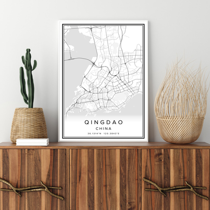 Quadro mappa città