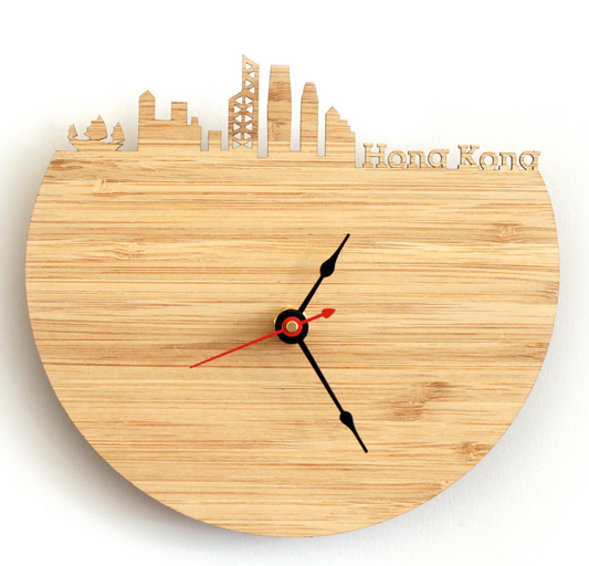 Orologio da parete Skyline hong kong