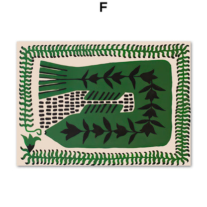 Quadro tigre astratto
