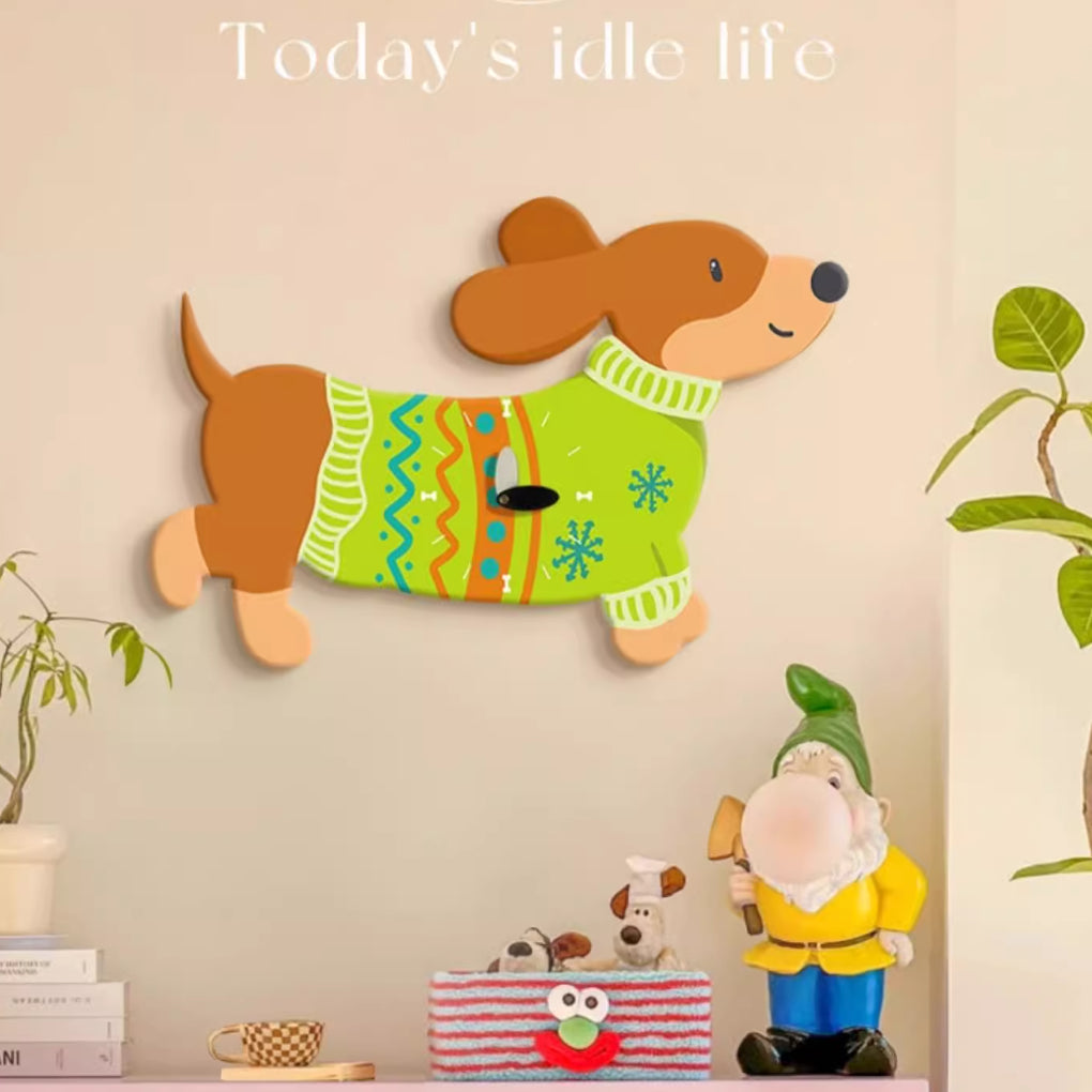 Orologio da parete cane bassotto