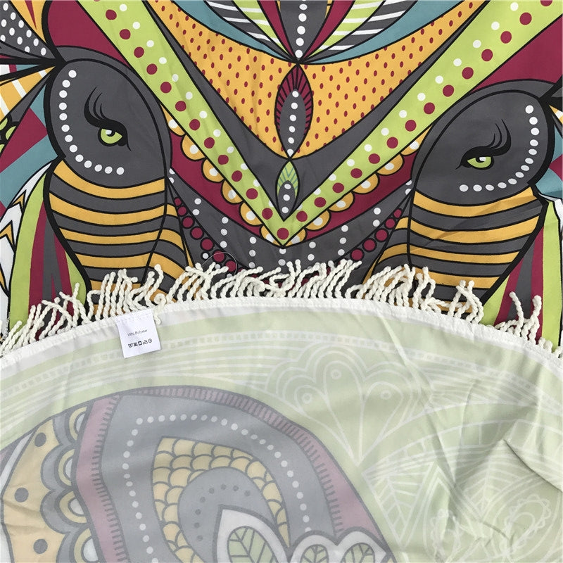 Arazzo mandala elefante