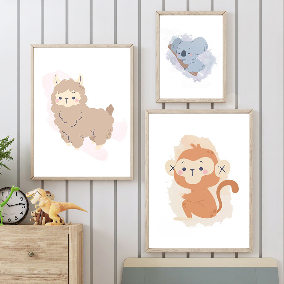 Poster scandinavo animali