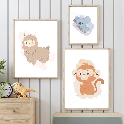 Poster scandinavo animali