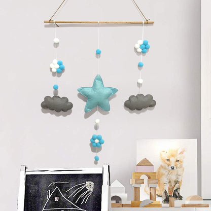Decorazione stella e nuvola