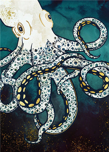 Quadro polpo marino