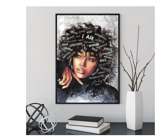 Quadro Donna Silhouette