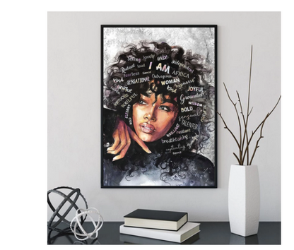 Quadro Donna Silhouette