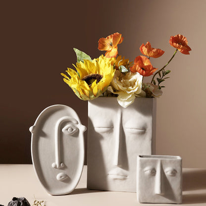 Vaso viso di ceramica