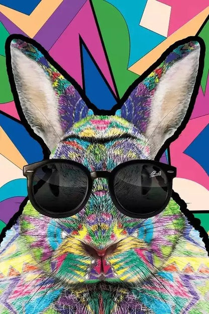 Poster graffiti animali