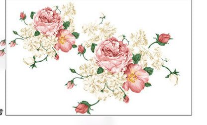 Adesivo murale peonie