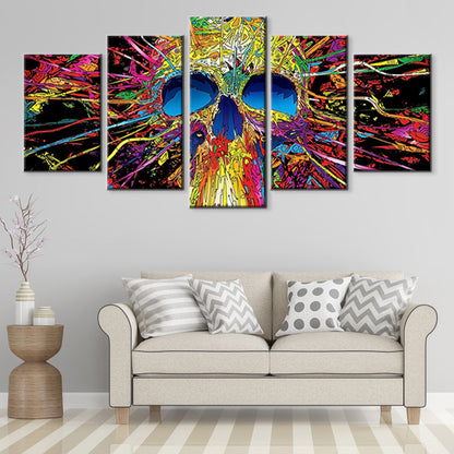 Quadro teschio Halloween