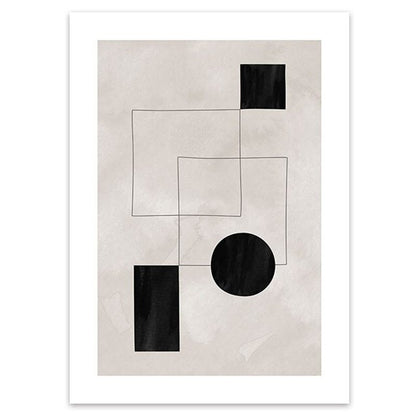 Quadro nordico astratto