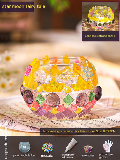 Kit portacandela mosaico DIY