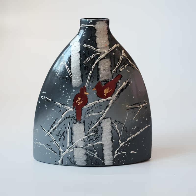 Vaso ceramica astratto