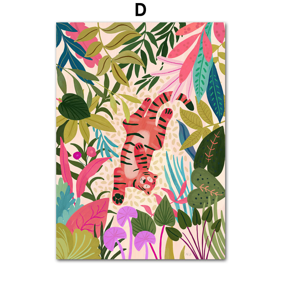 Quadro giungla tropicale