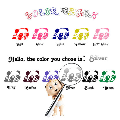 Adesivo murale Guida interattiva dei colori