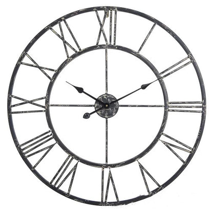 Orologio da parete Elementi trapezoidali legno