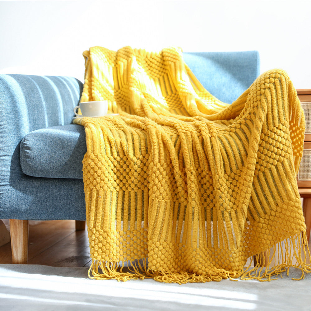 Coperta a quadri stile nordico